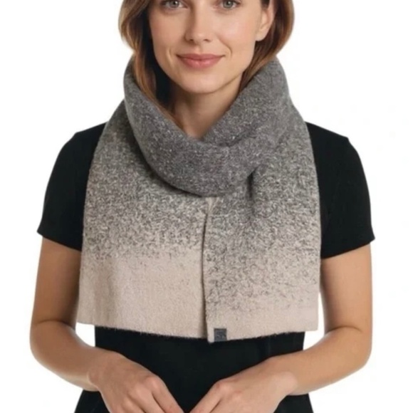 Barefoot Dreams CozyChic Lite Confetti Scarf /Beanie- Smokey Green Fog Gray